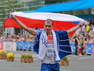 Russian walkers unstoppable in Daegu