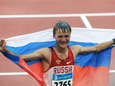 Russia takes first Berlin gold