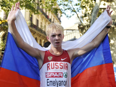 Russia grabs first gold at athletics Euros