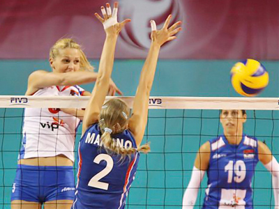 Russia back on winning track in FIVB World GP
