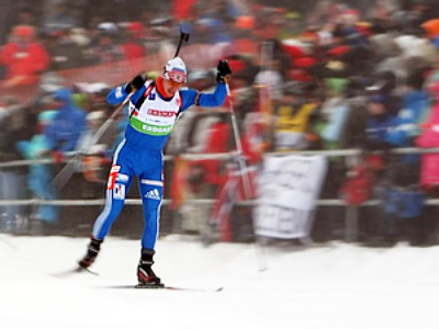 Russian keeps biathlon world cup leadership