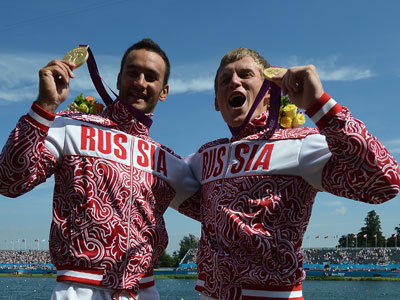 Russian kayakers fastest in Olympic sprint