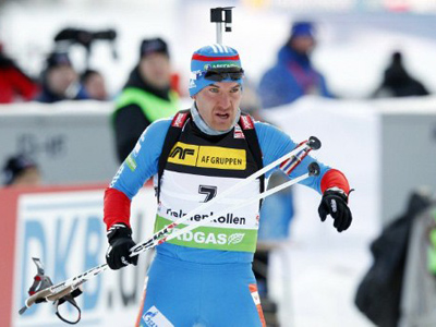 Russian biathlete takes sprint gold at Holmenkollen