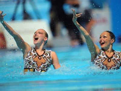Russian synchro duo grabs World Aquatic Championship