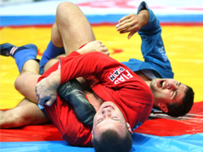 Russians fight their way to President’s Sambo Cup
