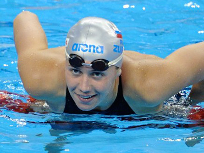 Zueva earns first Russian gold at swimming worlds