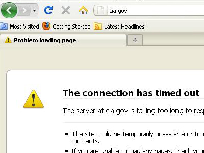 Anonymous took down cia.gov