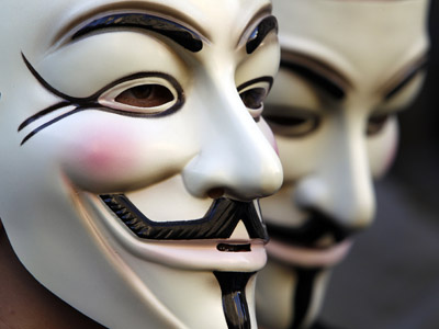 Anonymous accuses NSA of fear-mongering. (Reuters / Stefano Rellandini)