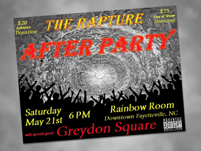 Atheists to party like there's no tomorrow!