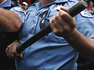 Man with Tourette's says cops beat him for their own amusement