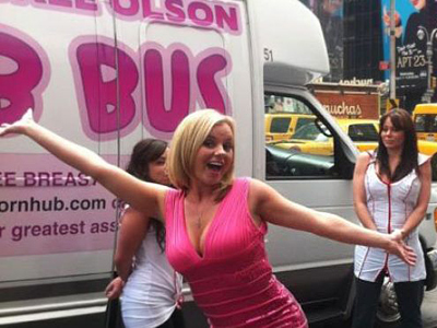 Bree Olsen's Boob Bus brings breast exams (and porn stars) to NYC
