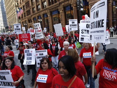Is Thursday the last day of the Chicago teachers strike?
