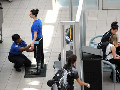 Woman convicted of battery for protesting TSA pat-down