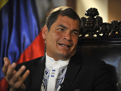 Is Ecuador America's new enemy number one? President Correa could come under attack for appealing to Assange
