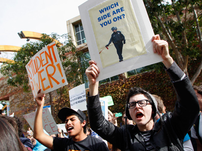 UC Davis slammed for pepper-spraying students