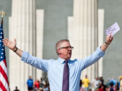 A gift for Obama: Glenn Beck is back on TV screens