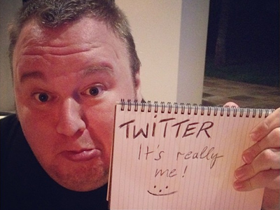 Facebook and Twitter don't believe Kim Dotcom is real
