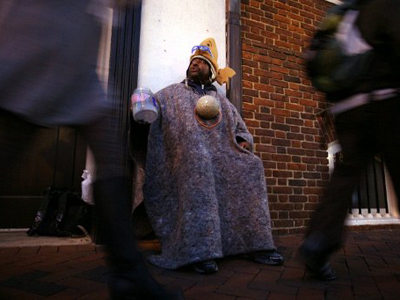 Homeless Halloween party leaves foreclosure firm finished
