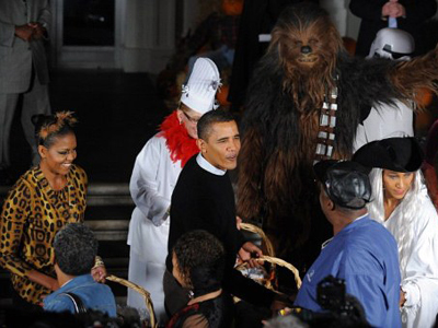Obamas’ lavish Halloween party amid American crisis