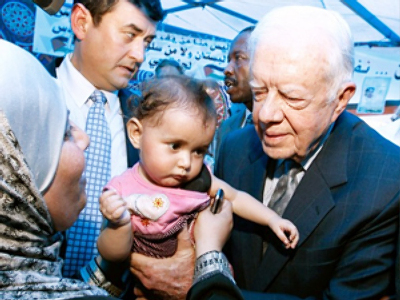 Jimmy Carter says Russian Israelis want peace