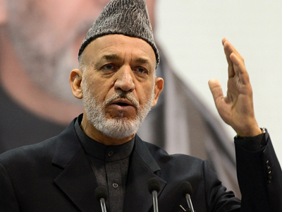 Karzai blames the US for Afghan corruption