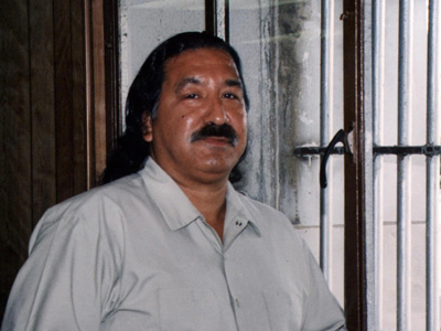 Leonard Peltier in solitary confinement