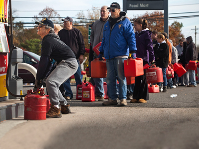 Fuel shortage after Sandy spawns gasoline black market