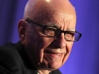 Murdoch gets a Twitter - and his wife is already mad at him