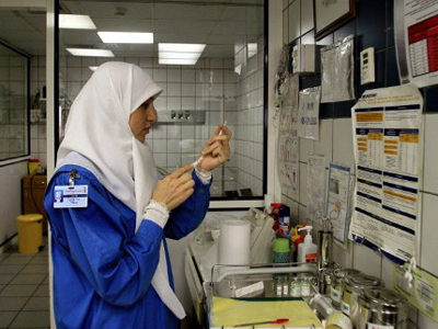 Nurse fired for treating Muslims