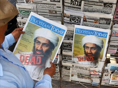 Bin Laden did not use human shield