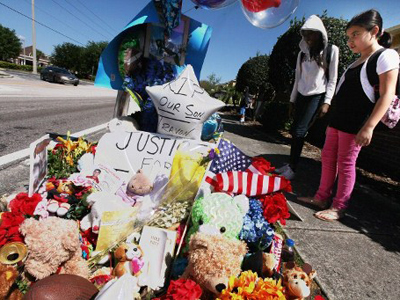 Shots fired at cop car near scene of Trayvon Martin's death