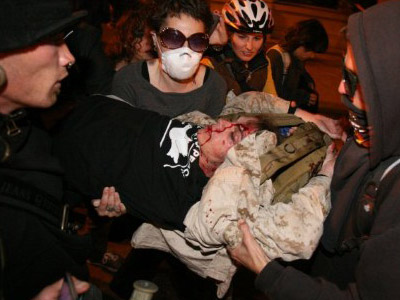 Veteran in critical condition after police assault at Occupy Oakland