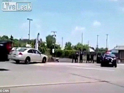 Police shoot homeless man 46 times