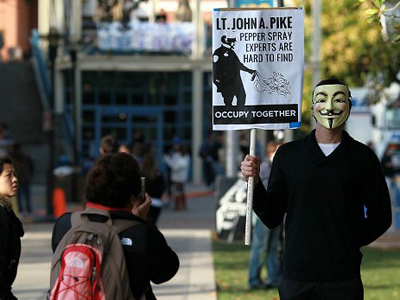 Protesters establish new Occupy camp at UC Davis