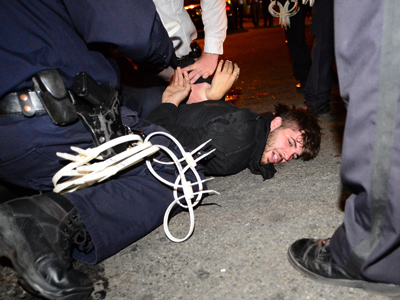 Violent arrests reported in NYC Quebec solidarity march