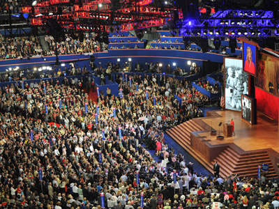 GOP convention-goers throw nuts at black camerawoman: 'This is how we feed animals!'