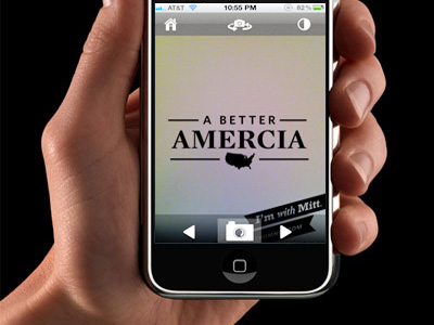 App-alling blunder: Romney running for president of Amercia?