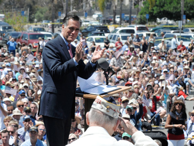World not safe, needs US military – Romney