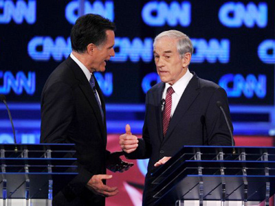 Ron Paul wins first caucus; mainstream media calls it for Romney