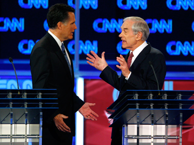 Ron Paul and Romney deny plot to oust Santorum