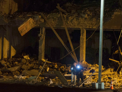 Strip club 'miracle': No deaths after huge explosion levels several buildings