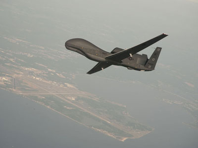 US Navy handout photo of a RQ-4 Global Hawk drone (REUTERS/U.S. Navy)