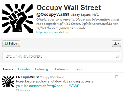 Twitter subpoenaed over OWS