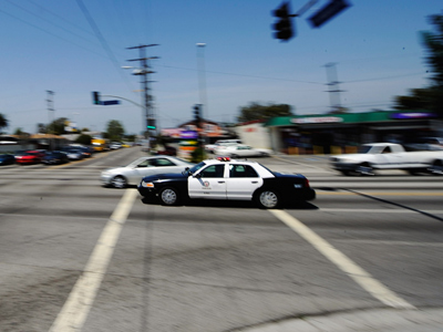 LA woman claims 2 police officers beat her during routine traffic stop