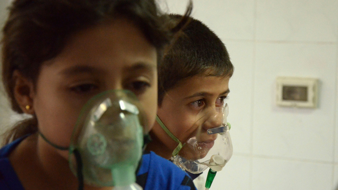 Children in Syria chemical attack video 'moved between locations' before 'staged' filming