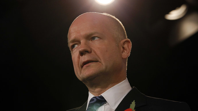 Former Britain's Foreign Minister William Hague (Reuters/Suzanne Plunkett)