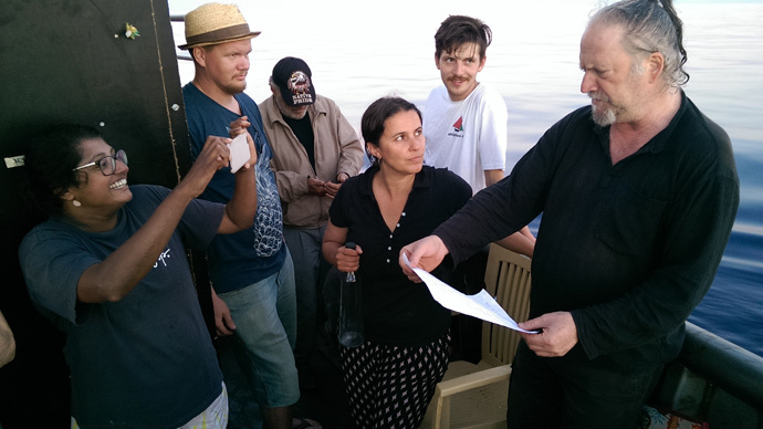 Civil disobedience: Marianne boat leads ‘Freedom Flotilla’