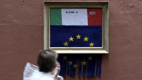L’œuvre Bank-si de l'artistie italien Maupal.