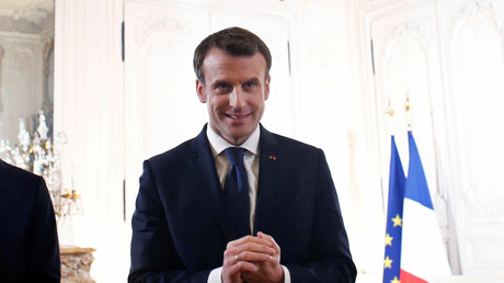 Emmanuel Macron lors du précédent sommet «Choose France» organisé à Versailles en 2018 (image d'illustration).