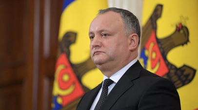Додон заявил, что попытка его отстранения от власти обернётся протестами